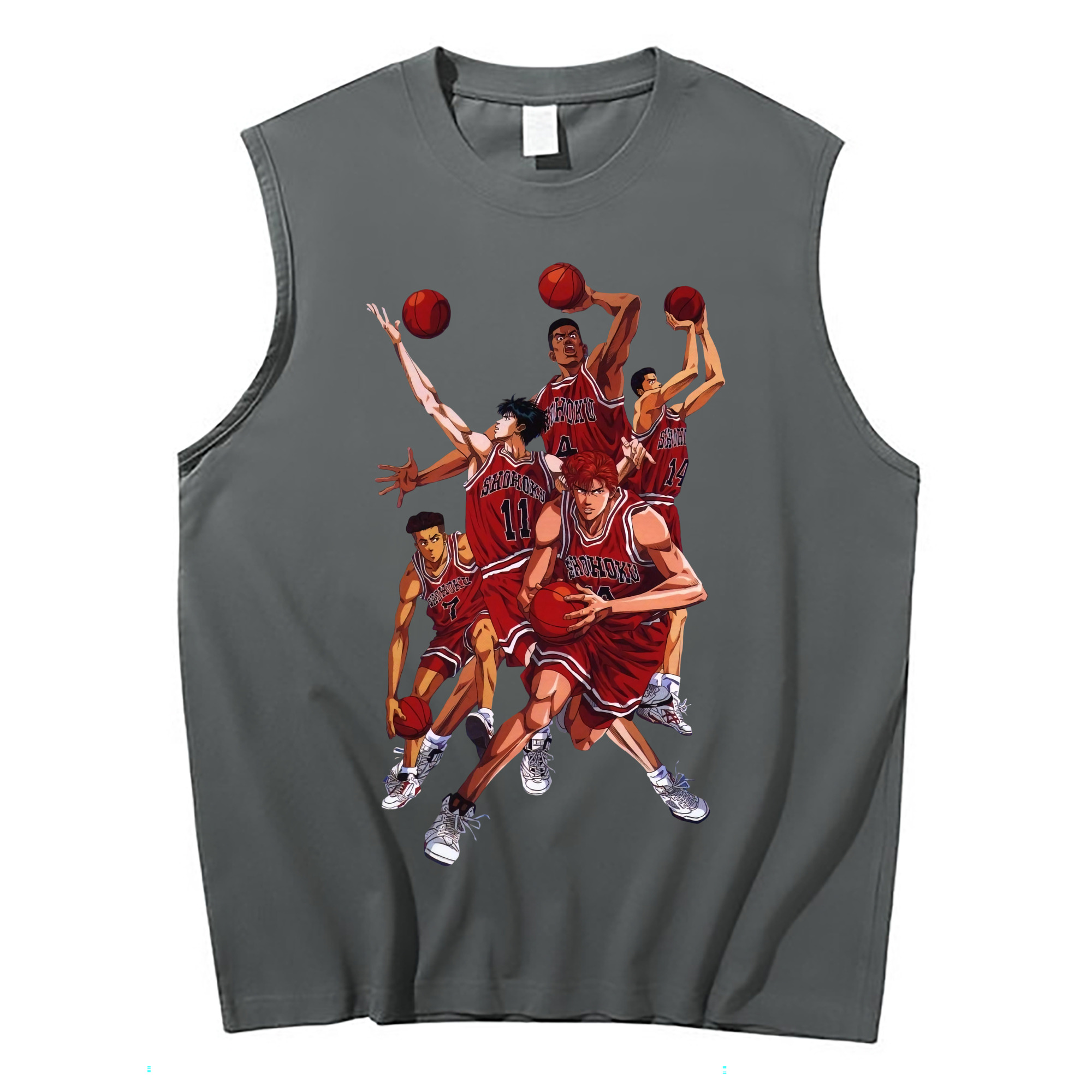 （画像用） SLAM DUNK／スラムダンク コットン100％タンクトップ（フロントプリント）